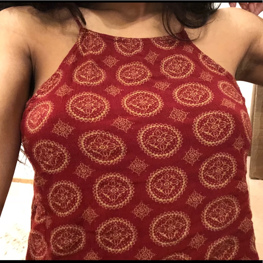 mandala pattern halter top - Picture 2 of 2
